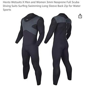 Hevto Men’s Neoprene Full Scuba Diving Suit - NEW